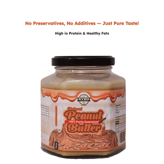 High Protein Peanut Butter 100% Natural & Organic 350 gram